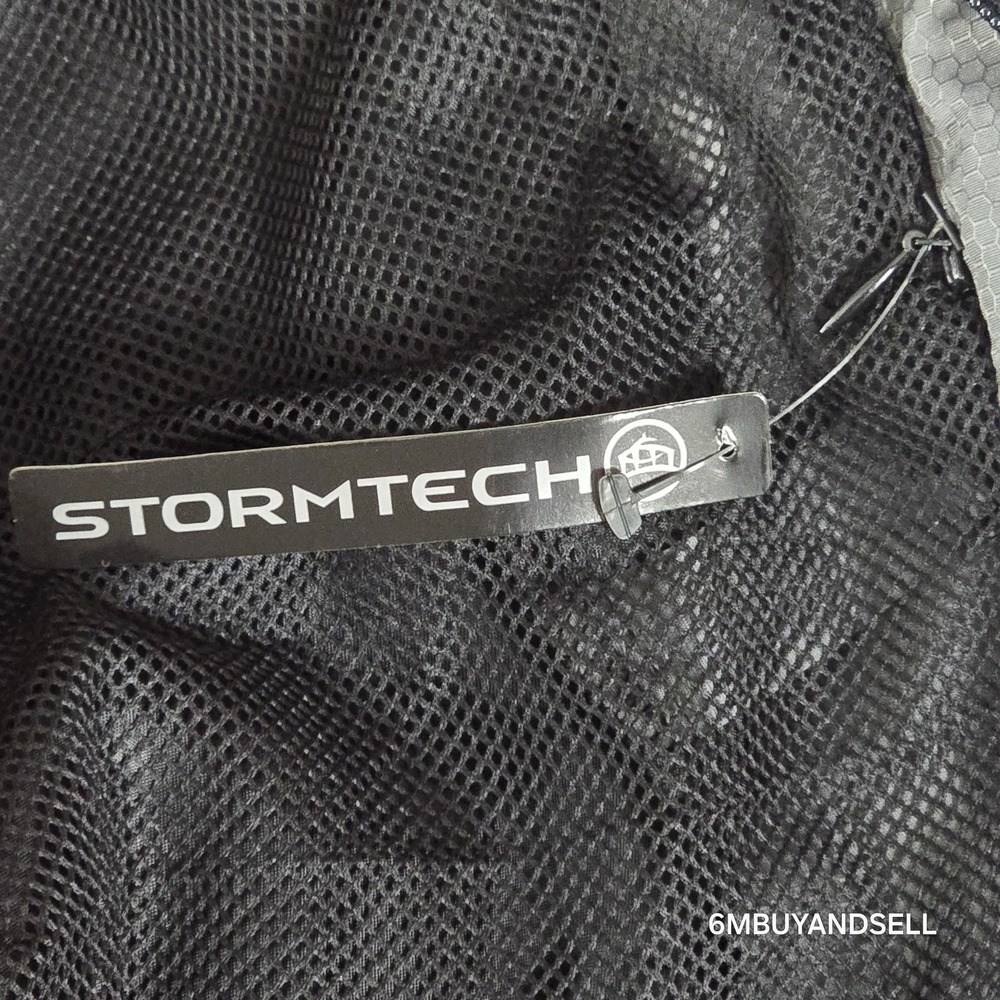 Stormtech Performance Mens XL Grey GSX-1 Full Zip Windbreaker Golf Jacket Logo - Picture 9 of 14